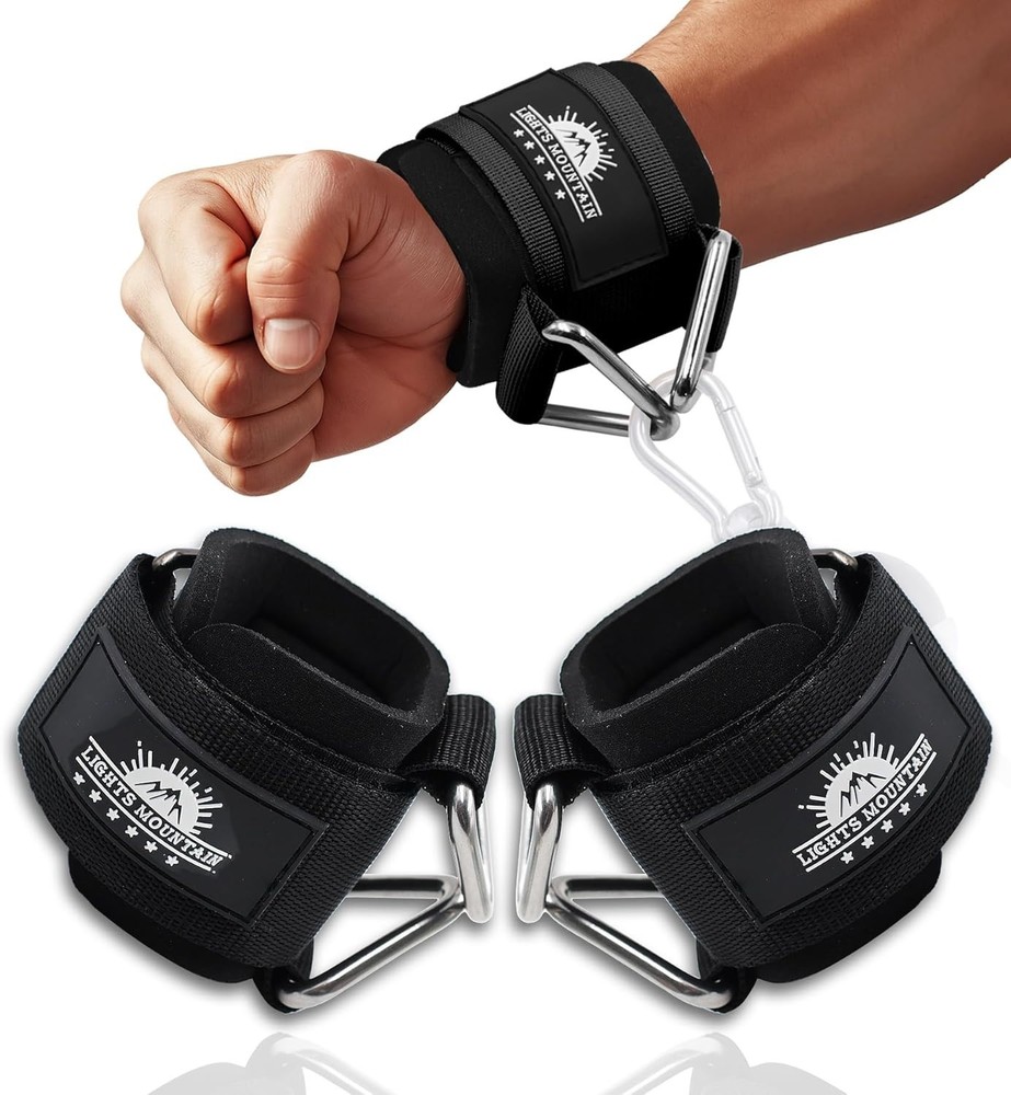Comfort-Enhanced Wrist Cuffs for Cable Machines – Adjustable & Reliable Support