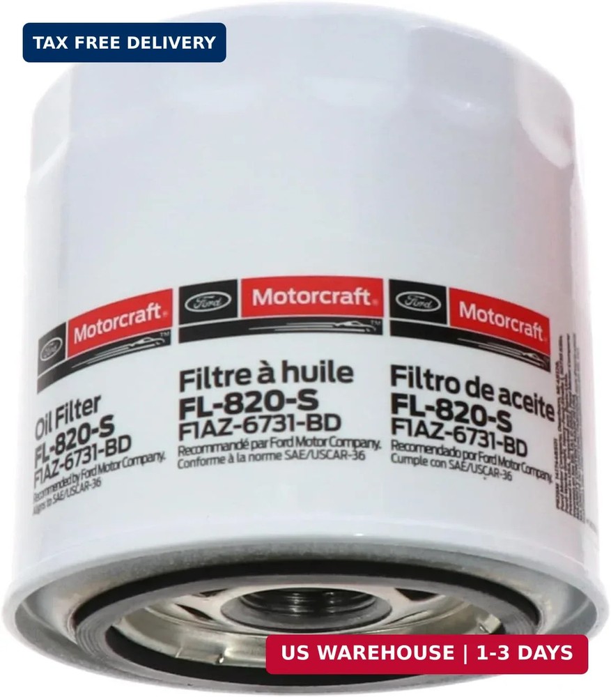 Motorcraft Engine Oil Filter - FL-820-S (OE Replacement for Select Models and Ye