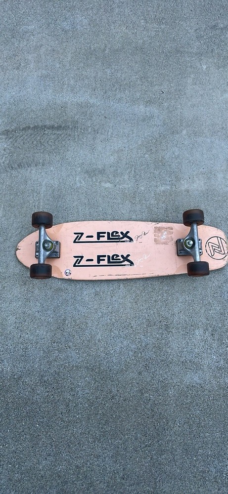 Z-Flex Jimmy Plummer Vintage Skateboard White COMPLETE Board