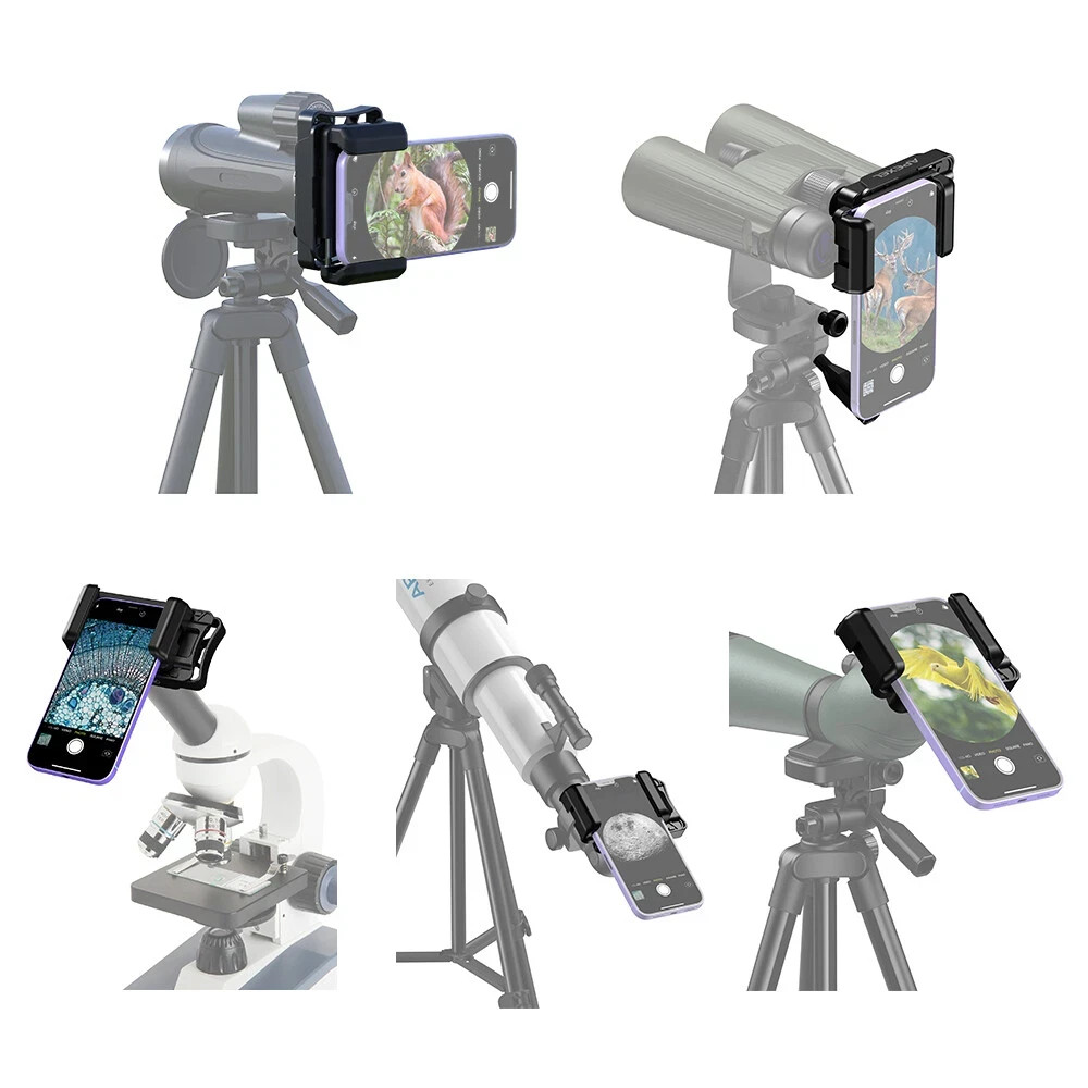 Universal Smartphone Adapter – Phone Mount for Telescope, Binoculars, Monoculars