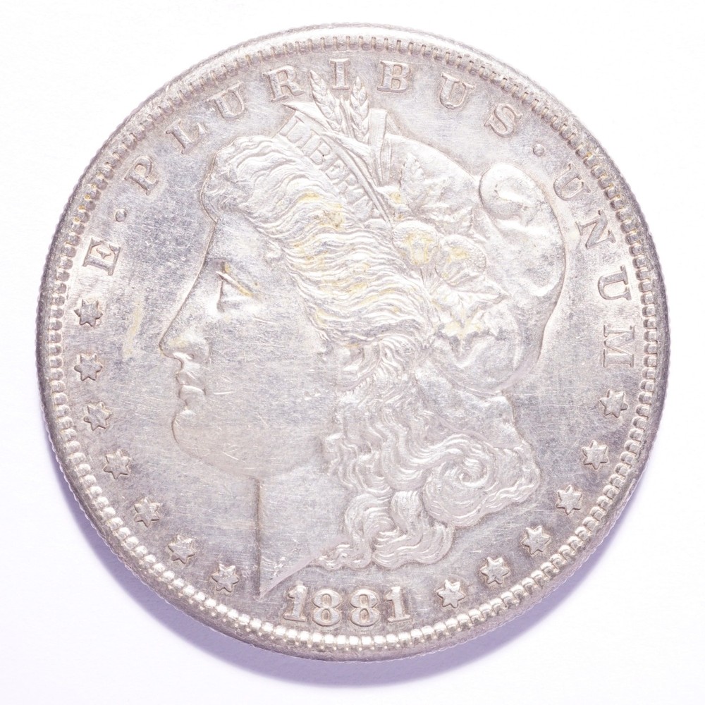 1881-S Morgan Silver Dollar AU