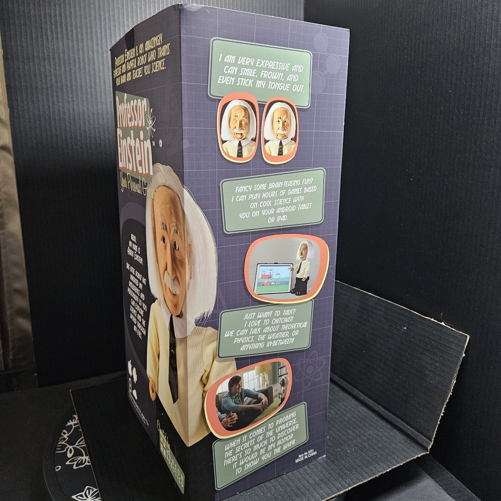 Professor Einstein Interactive Robot Tutor Your Personal Genius! New Open Box