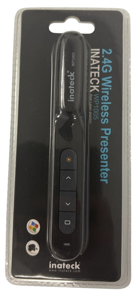 Inateck Wireless Presenter WP1005 Red Laser Pointer Clicker RF 2.4GH
