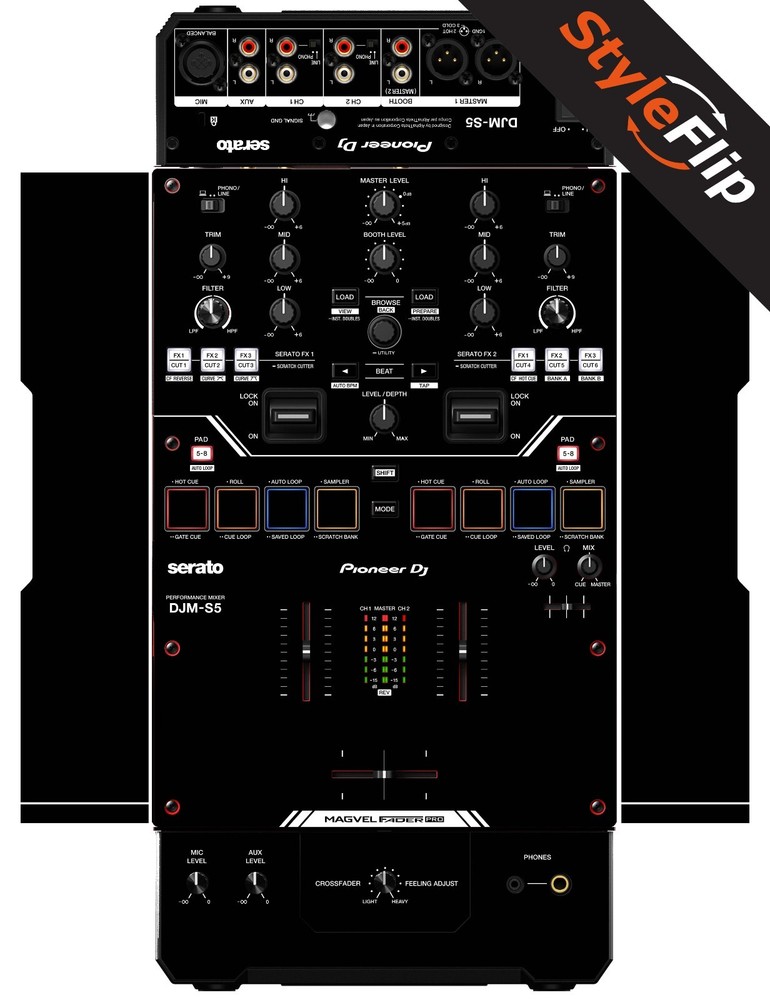 Pioneer DJM-S5 | Black | Protective Decal | StyleFlip Skins