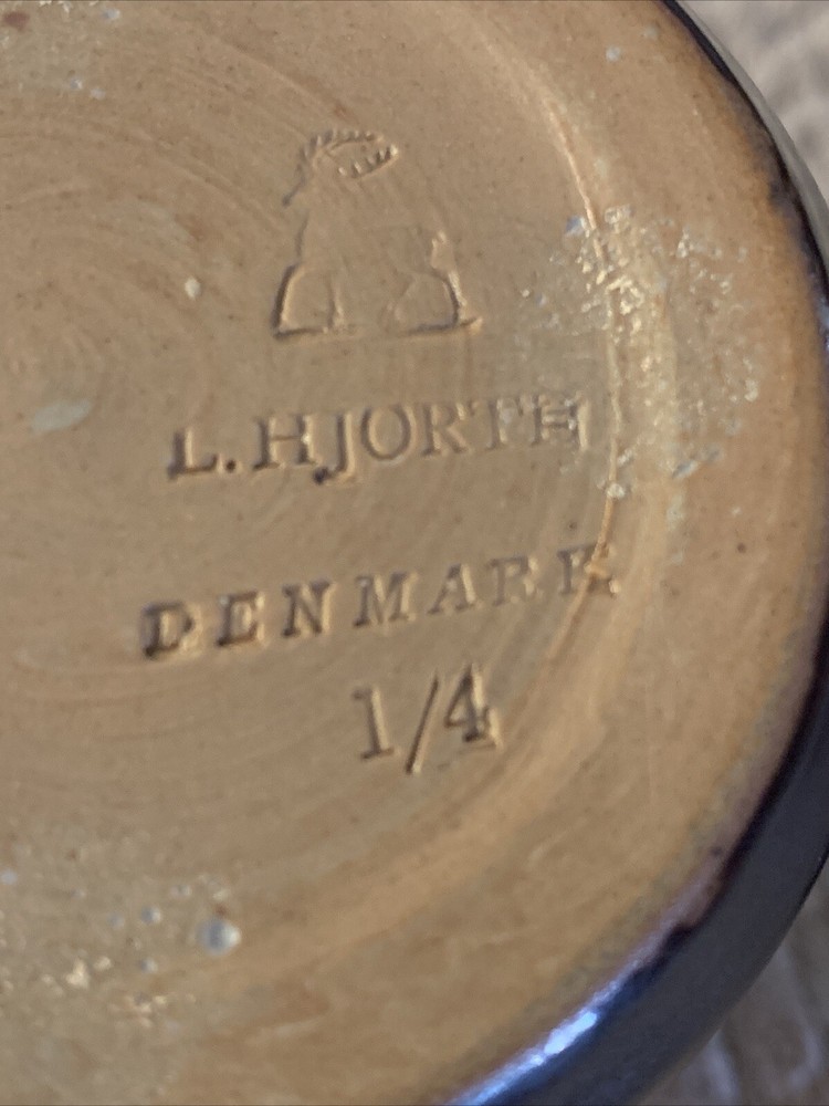 L.Hjorth 1/4 Lidded Jar Denmark