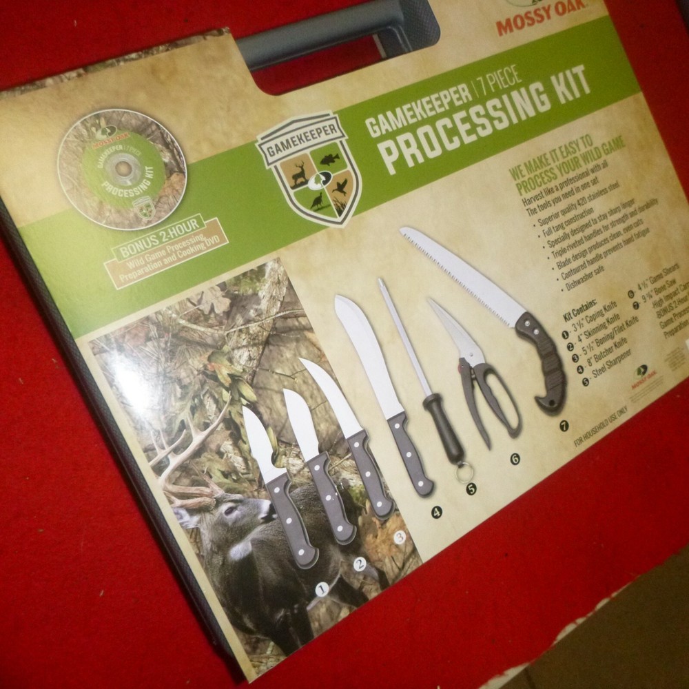Mossy Oak Gamekeeper 7 Piece Game Processing Kit (6 Pack)