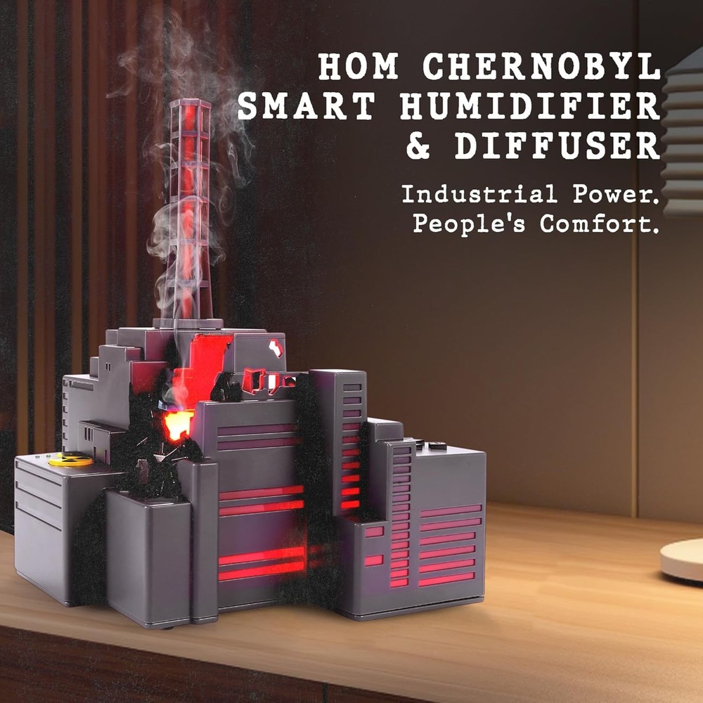 Chernobyl Smart Diffuser & Humidifier 250ML Ultrasonic Mist with LED light
