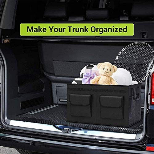 Car Trunk Organizer with Lid for SUV, Large Capacity, Organizer with Cover