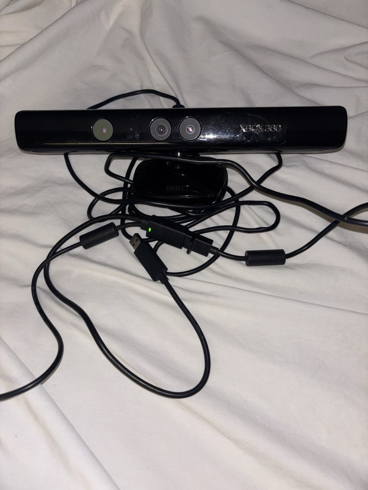 Xbox 360 Kinect Motion Sensor Includes Power Cord Tested Working Powers On