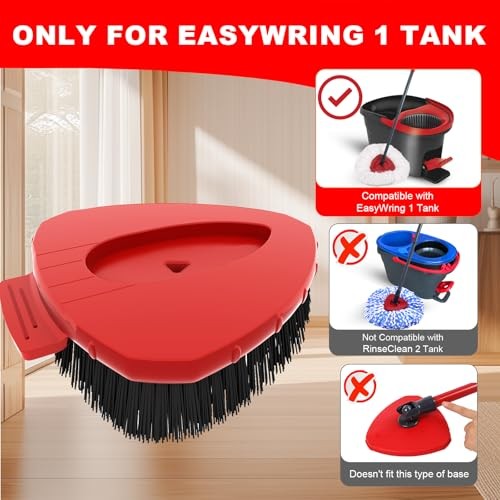 2 Pack Upgrade Scrub Brush Replace Heads Compatible with O 2 Brush（for 1-tank）