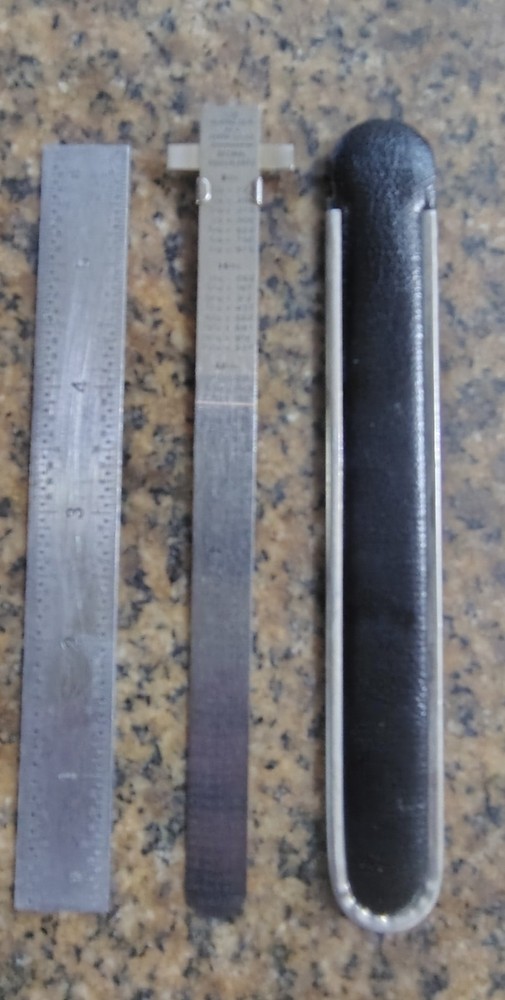 🗽6" STEEL SCALES B&S AND DUREZ