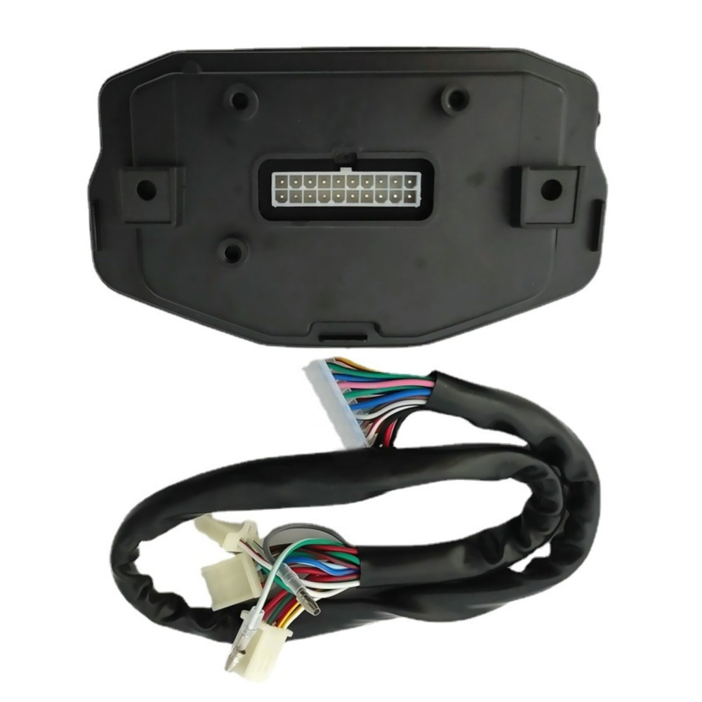 LCD Digital Universal Motorcycle Tachometer Odometer Speedometer KM/H MPH Gauge