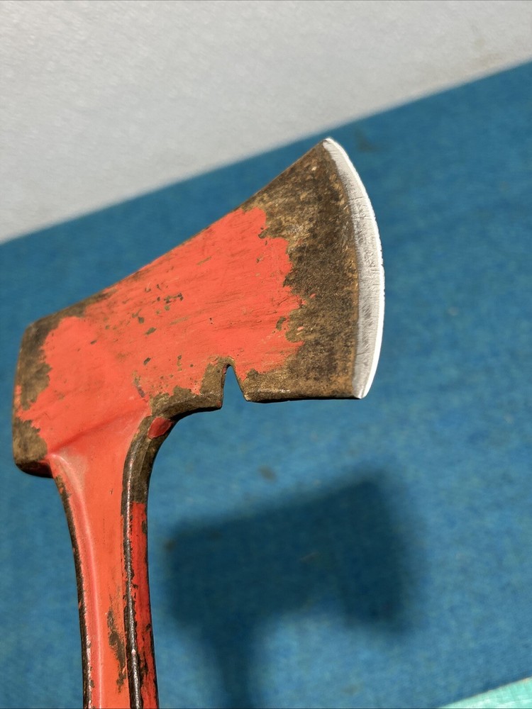 Vintage Bridgeport Metal Handle Hatchet Axe