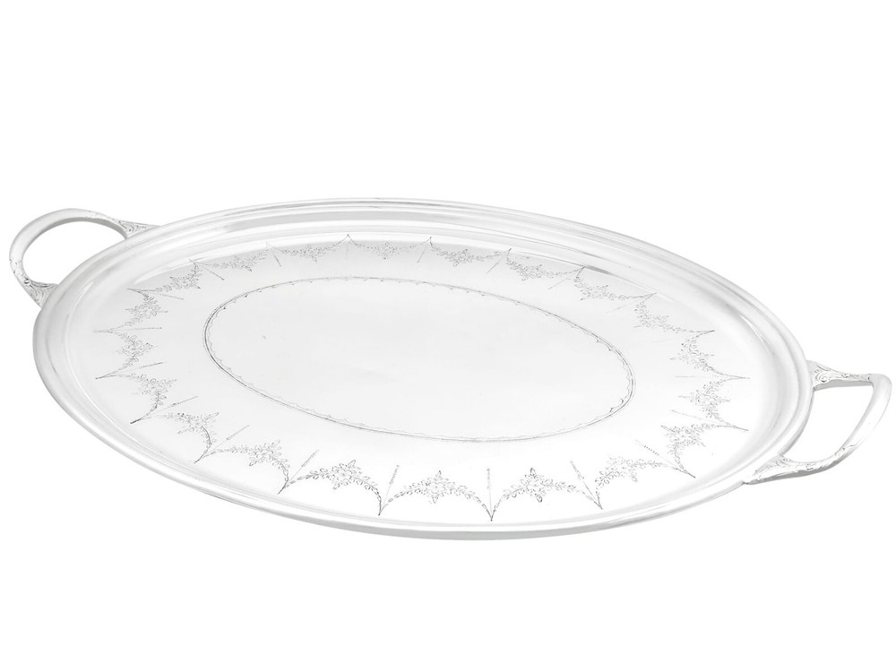 Vintage Sterling Silver Drinks Tray (1964)