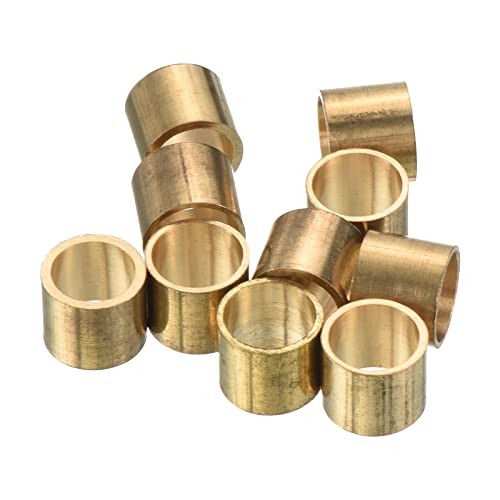 Brass Pool Cue Ferrules, Billiard Cue Tips Replacement Repair Tools for 9mm