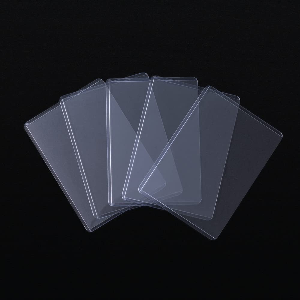 A'class UV Protection Side Loader Regular PVC Card Sleeves (10 Pack, Clear, M...