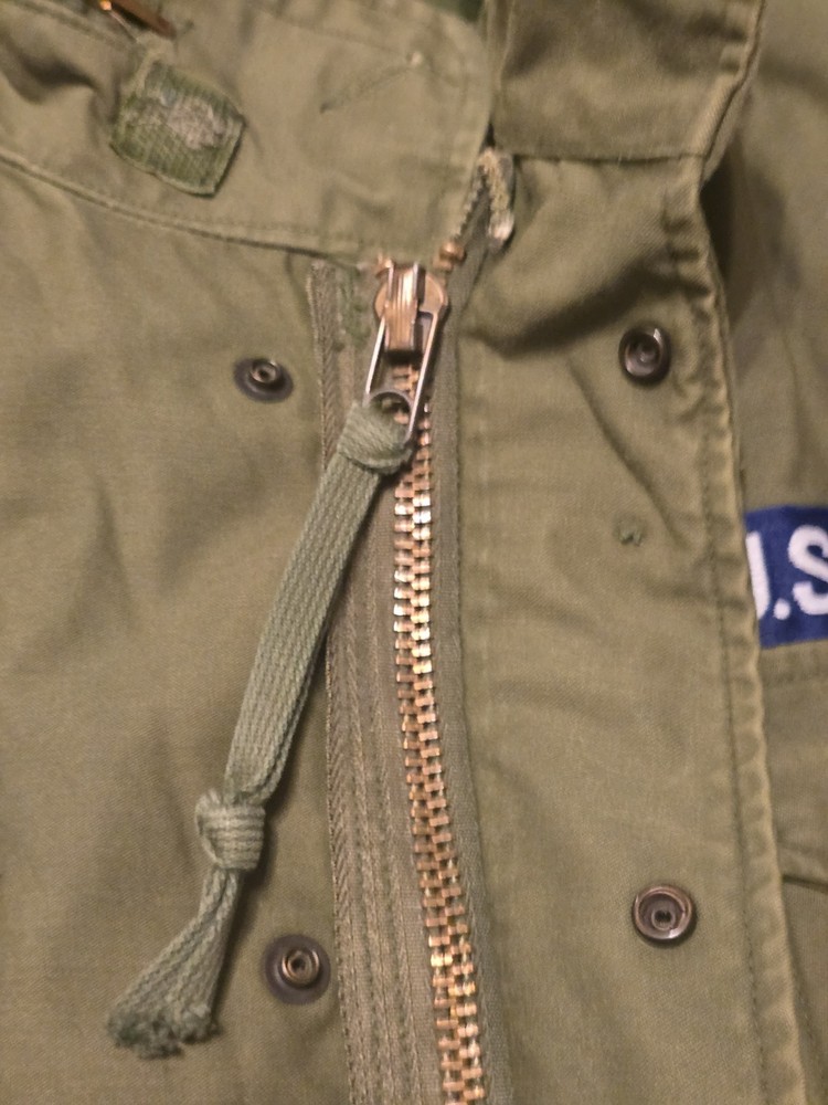 Vintage 1973 M65 Field Jacket US Air Force USAF with Liner - Medium Regular
