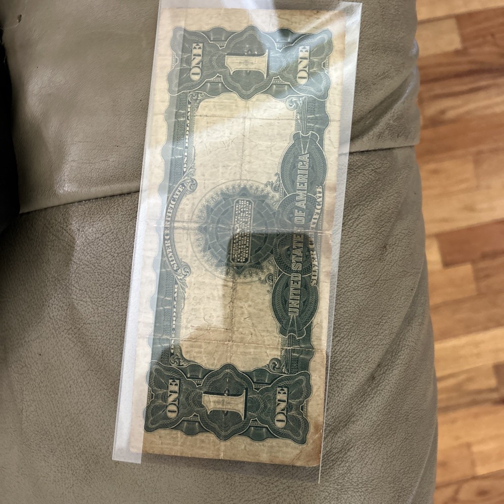 1899 $1 Silver Certificate famous Black Eagle Plastic Sleeve