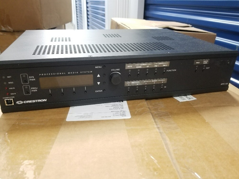 CRESTRON MPS-100 Multimedia Presentation System Control Switcher Audio Amplifier