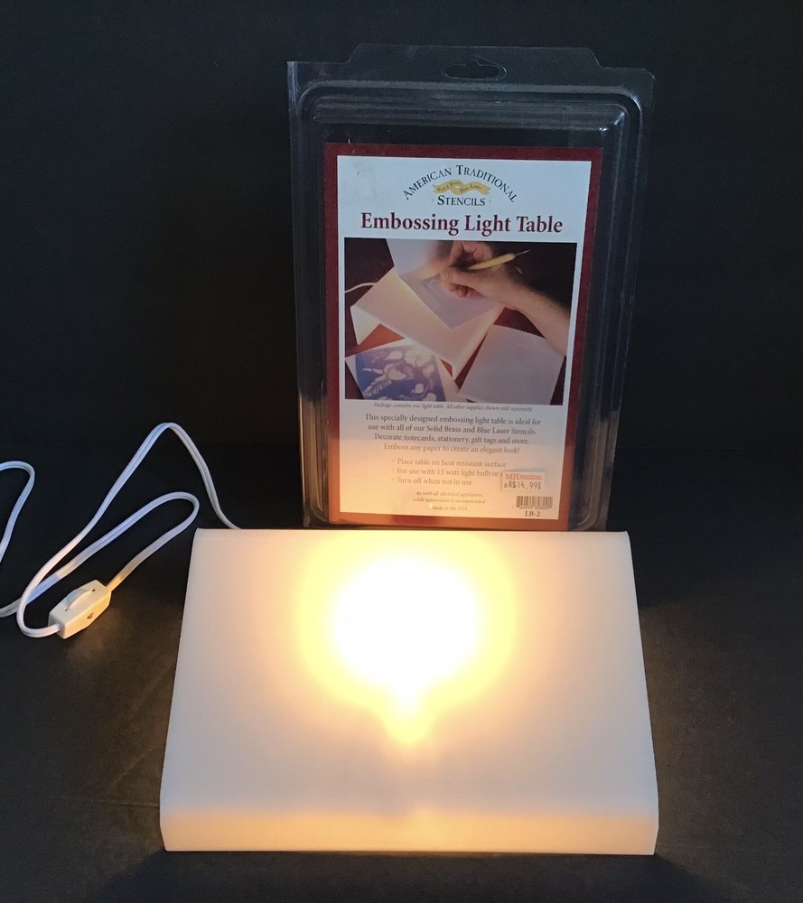 American Traditional Embossing Light Table Electric