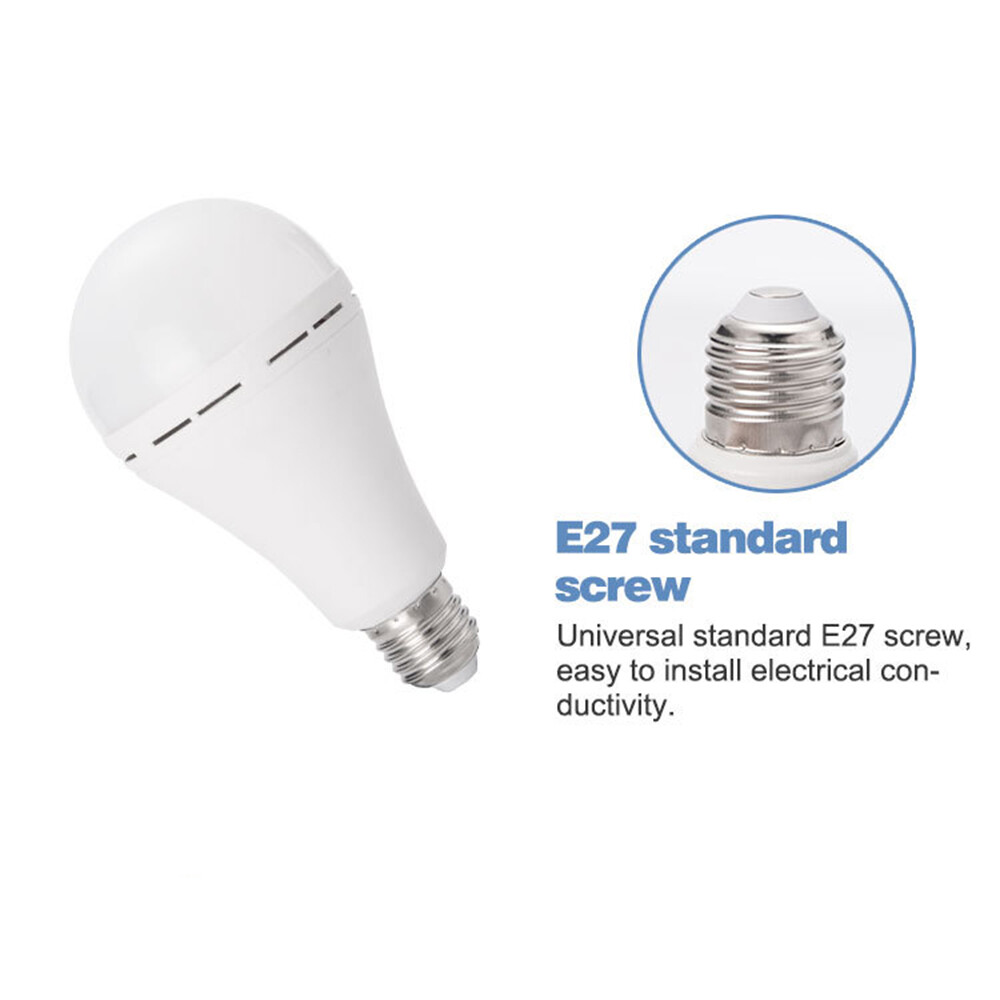 Rechargeable Emergency Light Bulb 4 Pack for Power Outage Battery Operated Bulb