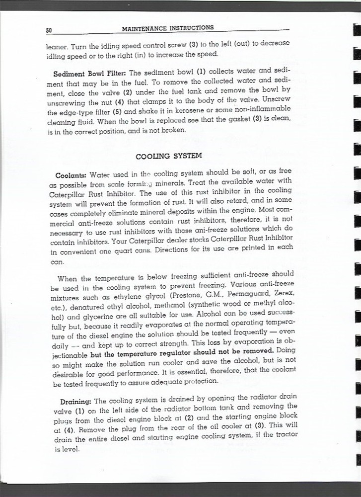 Caterpillar D6 Crawler Owners Operators Manual SN# 76A1