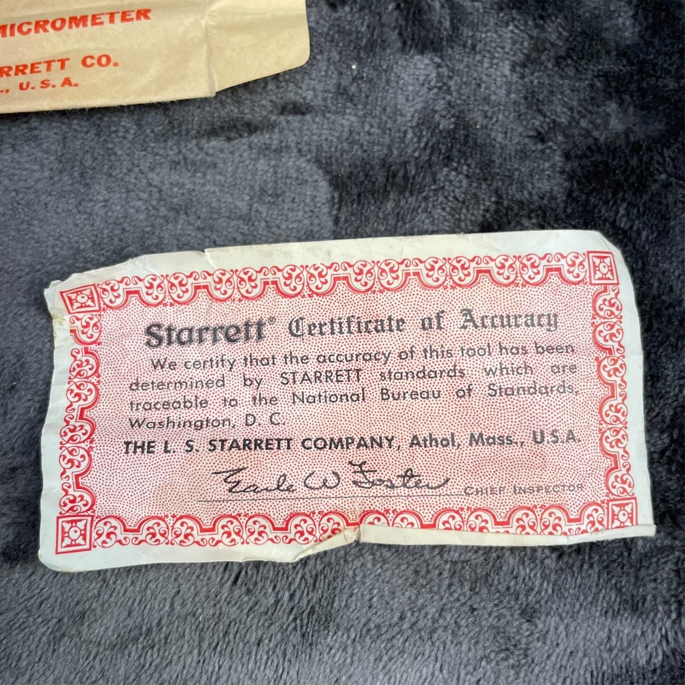 Starrett 1263P Micrometer Head