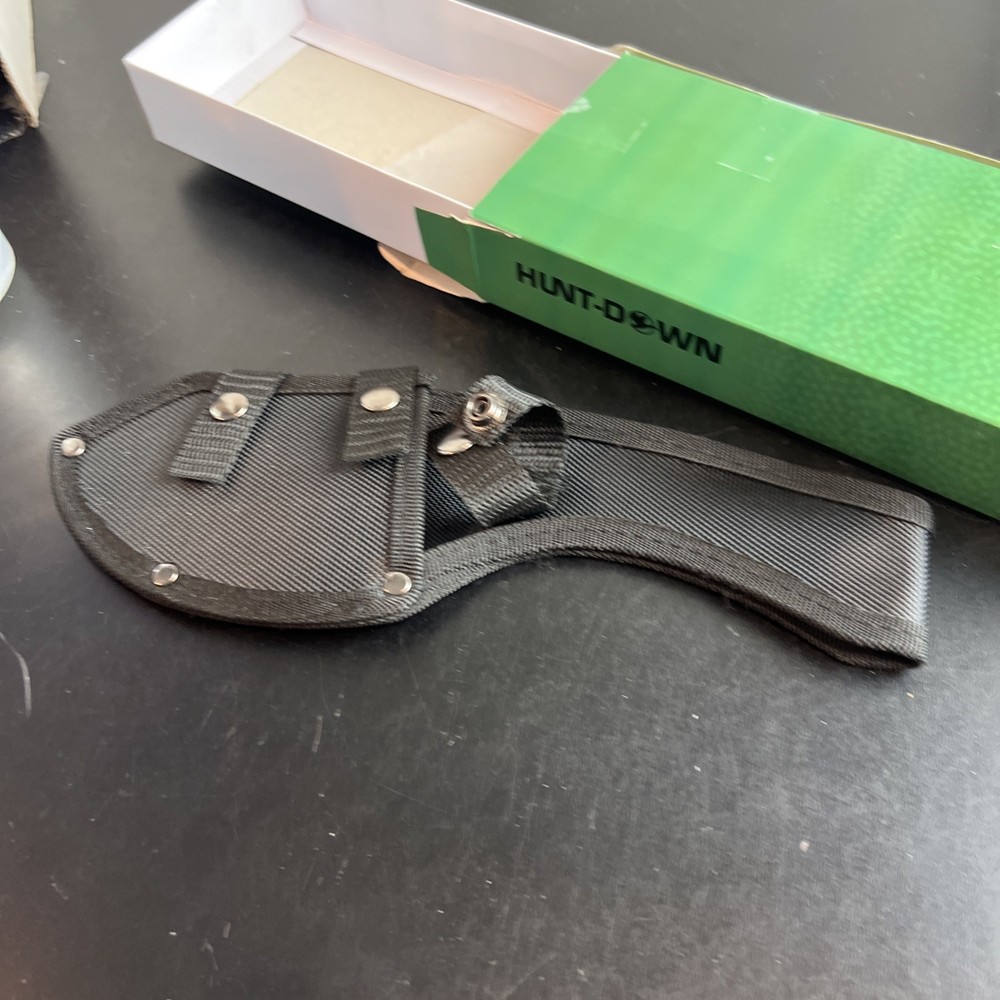 10.5" Hunt-Down Axe with Black Rubber Handle