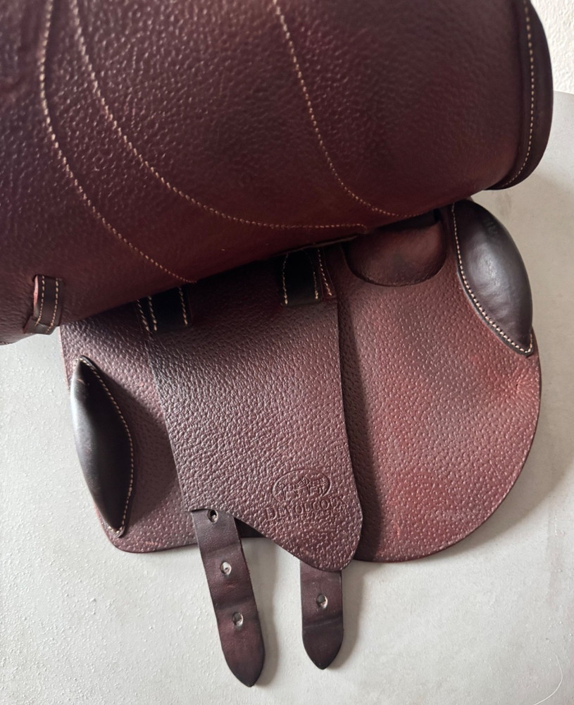 15.5" Devoucoux Biarritz K Child / Pony Saddle - 00 Flaps - MINT!