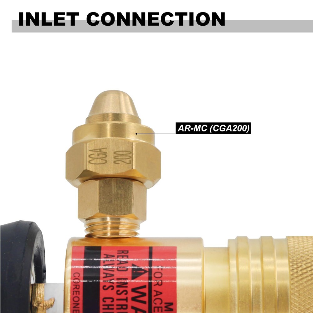 AR-MC CGA200 MC Tank Acetylene Regulator