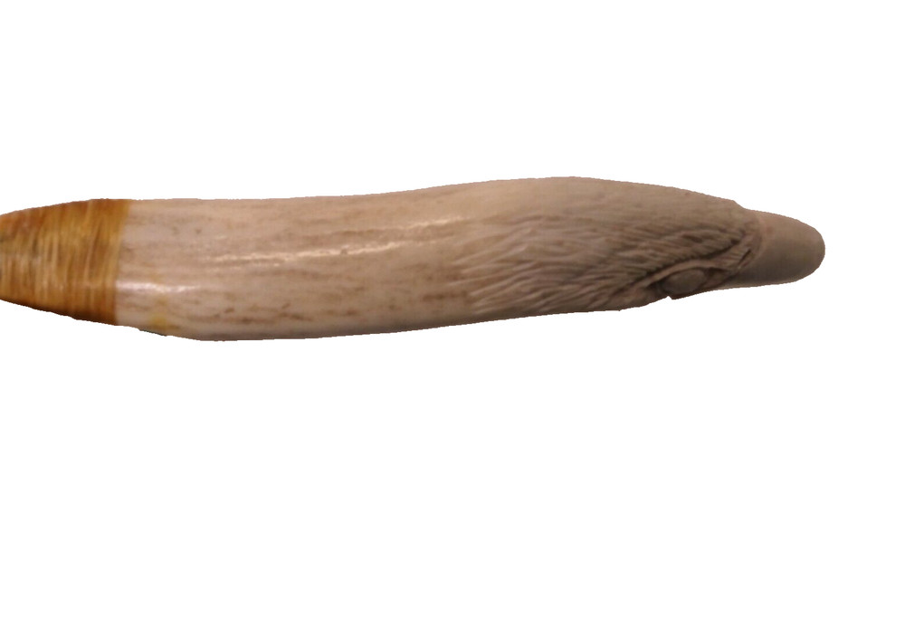 Obsidian Eagle Bone Handle Knife