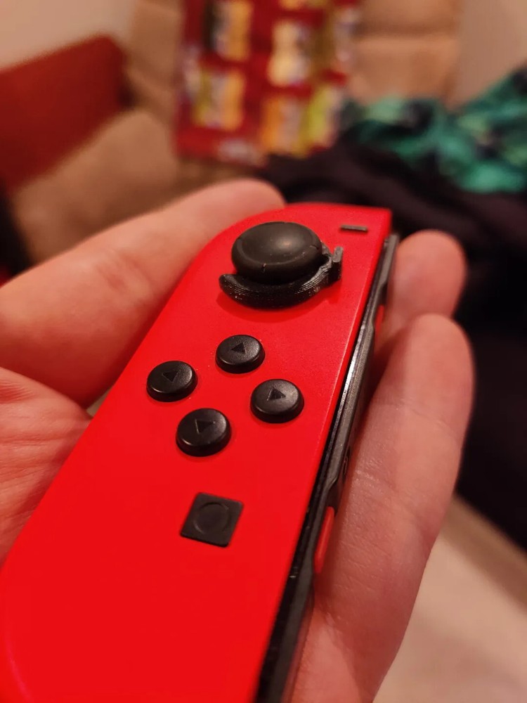 8 Pack - Stick Lock/Protectors For Nintendo Switch Joy-con Controllers - Black