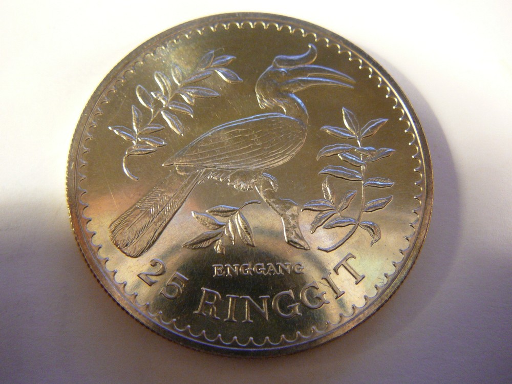 1976 Malaysia Silver 25 Ringgit MB1
