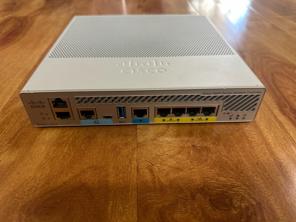 Cisco AIR-CT3504-K9 Wireless Controller No AC Adapter