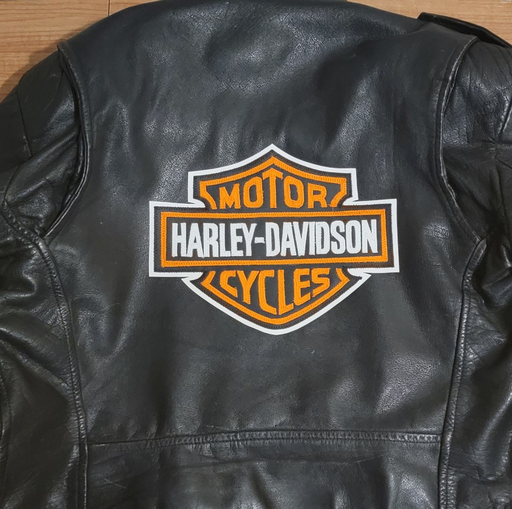 Harley Davidson 10 inch shield back patch. Nice New