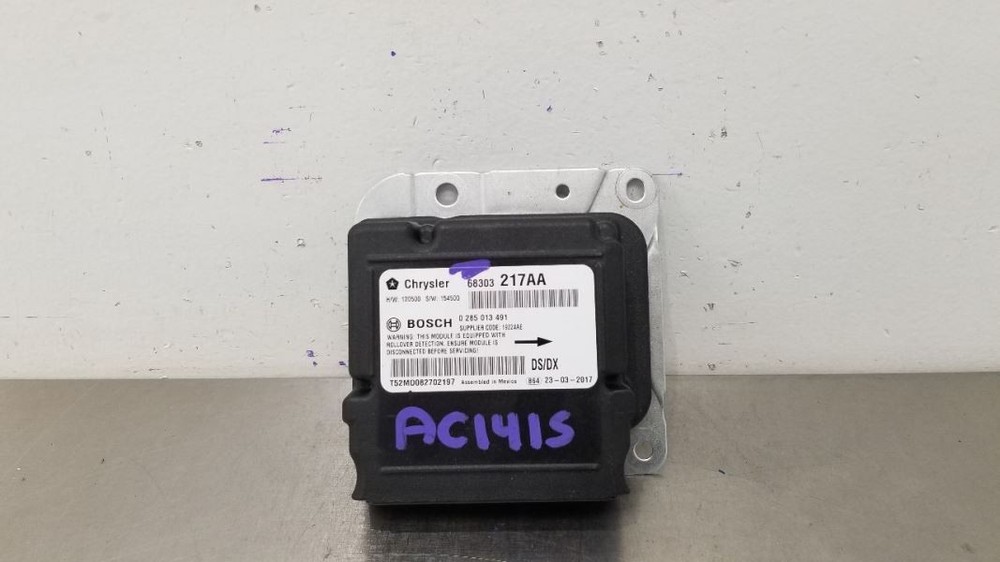 17 DODGE RAM 1500 SRS BAG MODULE REGULAR CAB 68303217AA