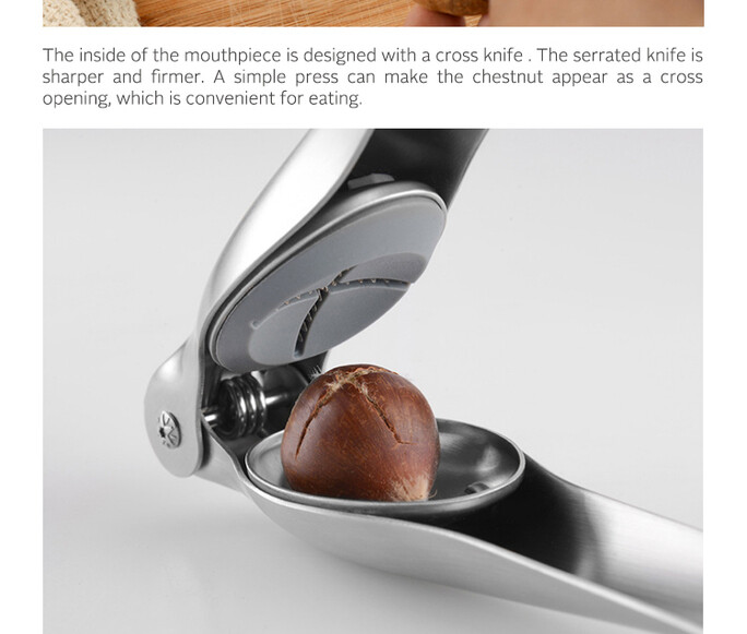 2 Pack Nutcrackers for Nuts | Stainless Steel