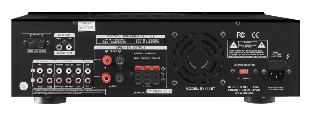 Technical Pro 1500 Watt Home Karaoke Machine System+(2) 6.5" Ceiling Speakers