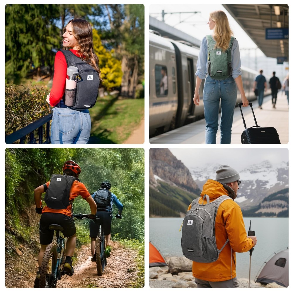 SKYSPER 10L Hiking Backpack, Foldable & Packable Lightweight Daypack for Travel,