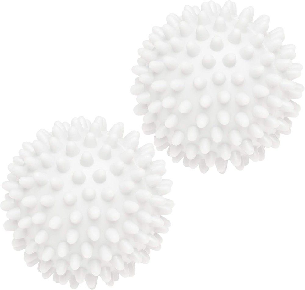 2 Pack Assorted Color Wool Dryer Balls - Softens Clothes & Cuts Drying Time