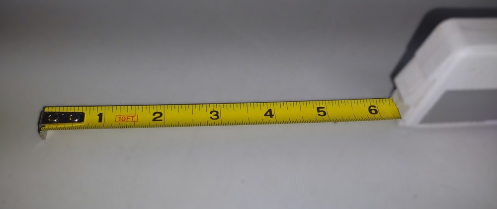 White Tape Measure (w/ black loop)