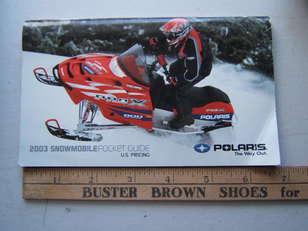 2003 POLARIS SNOWMOBILE POCKET GUIDE U.S. PRICING