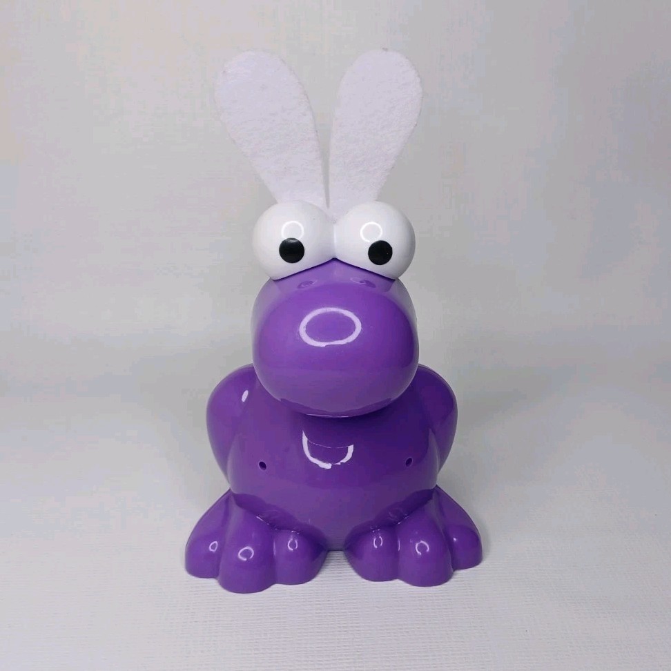 Big Nerds Purple Plastic Nerd Container Easter Bunny Felt Ears