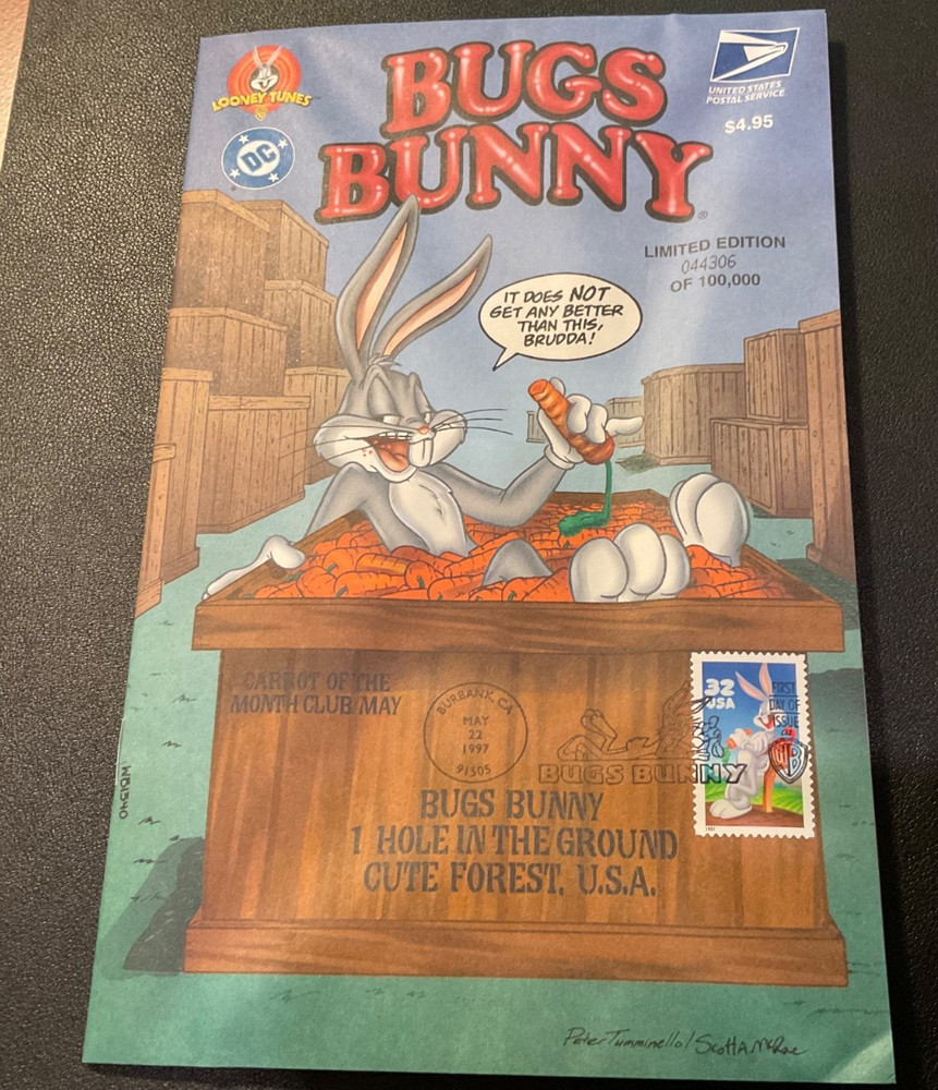 BUGS BUNNY COMIC BOOK FIRST DAY ISSUE SCOTT#3137 Limited