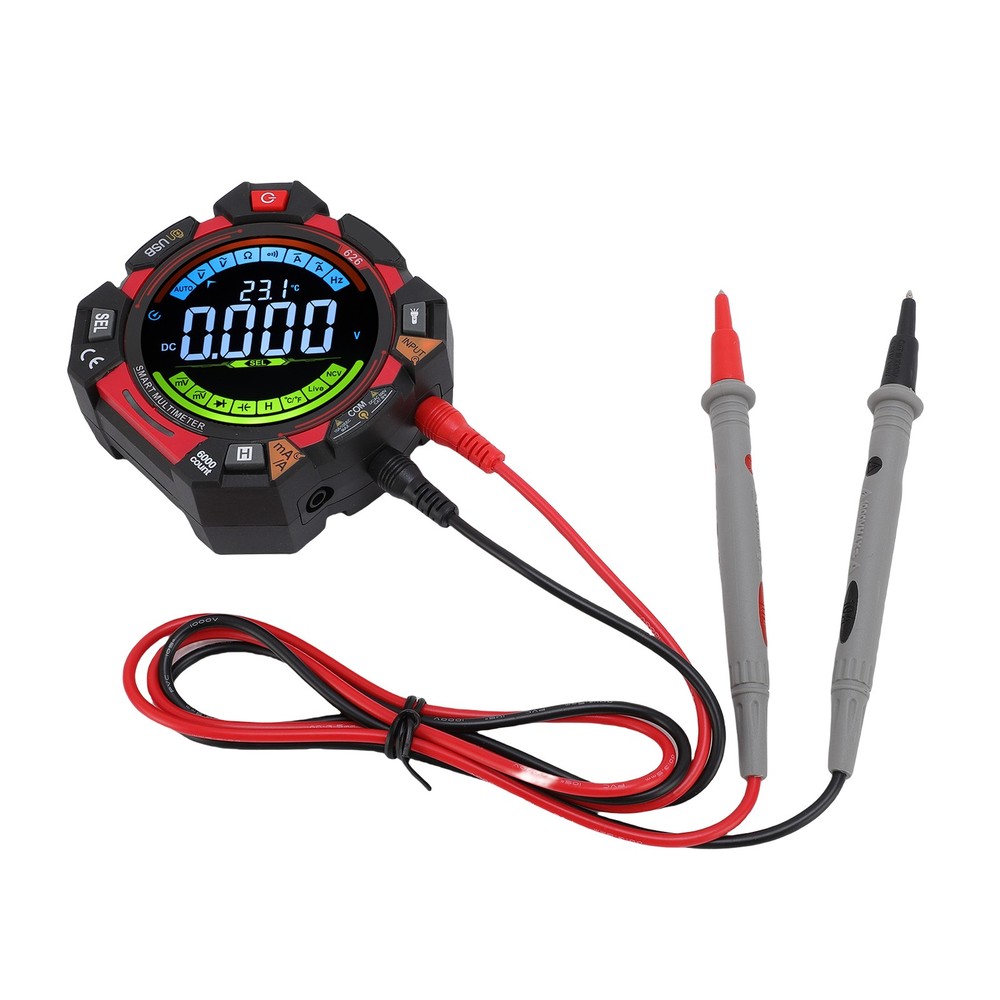 6000 Counts Multimeter With Backlit Display For Electricians WUJF