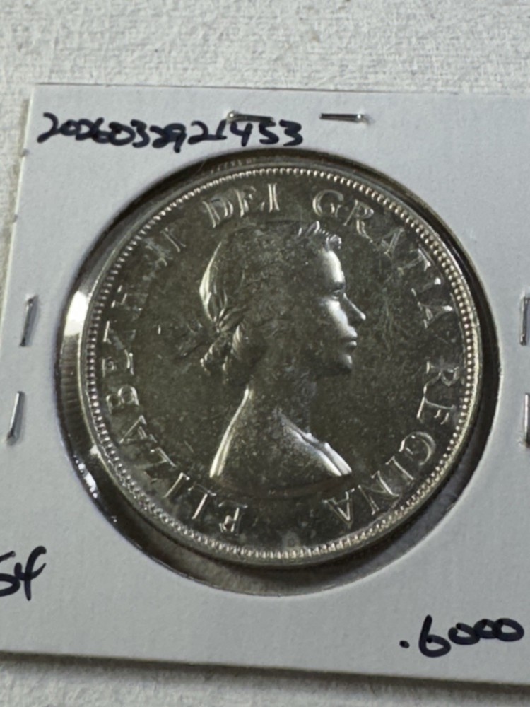 1953 Canada $1 Silver Coin