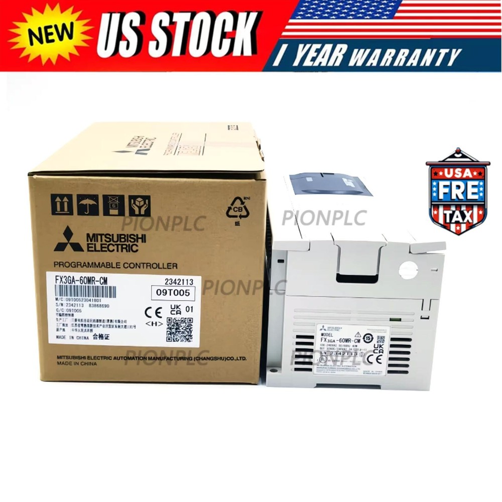 1PC MITSUBISHI PLC programmable controller FX3GA-60MR-CM FX3GA60MRCM NEW In Box