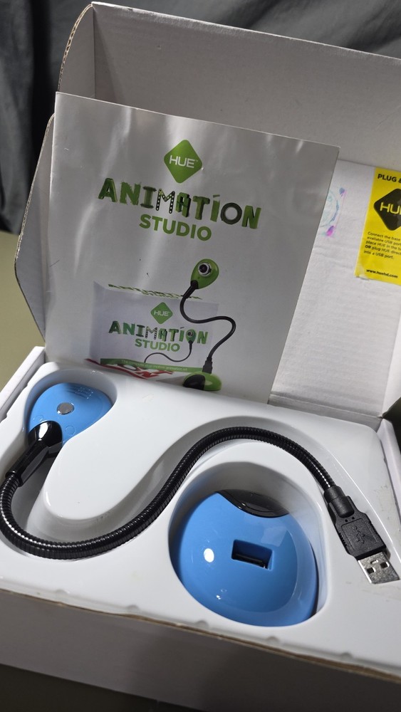 HUE Animation Studio Stop Motion Kit USB Camera Software & Book Complete