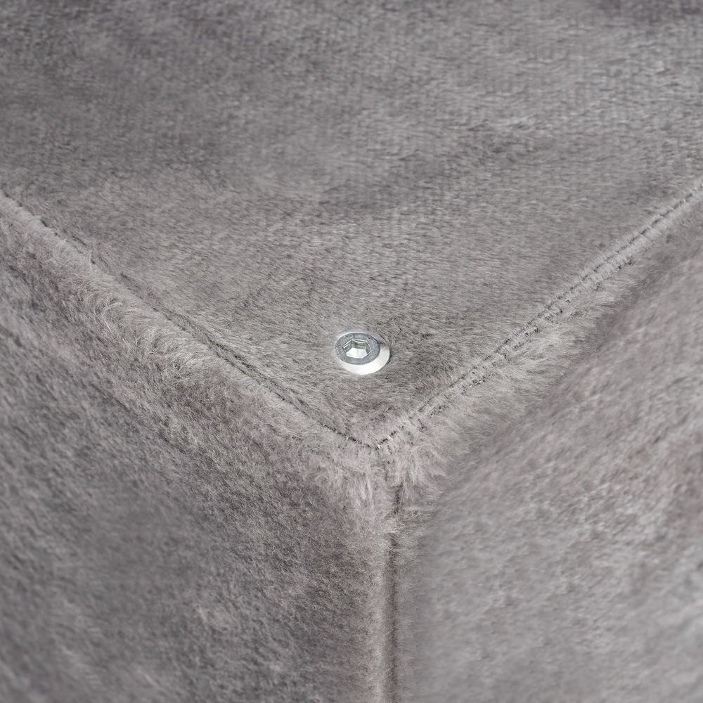 Floor Standing Scratching Post Multi-Level Cat Tower Climbing Frame Silvery Grey