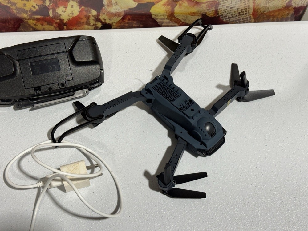 Foldable Drone with Remote Control and Charging Cable